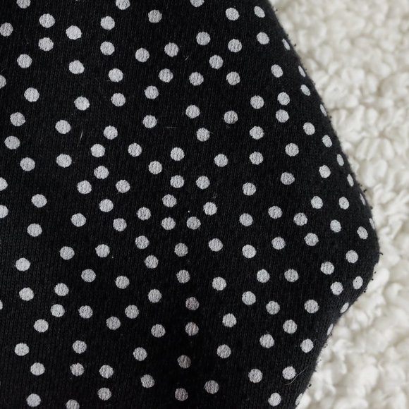 American Apparel Black w/ White Polka Dots Jacket - Picture 4 of 5